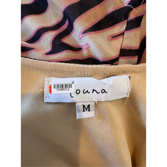 Louna Tiger Animal Print Sheath Maxi Dress - Picture 7 of 7